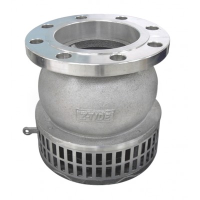 Foot valve for pump station with stainless steel, ductile iron and cast iron material