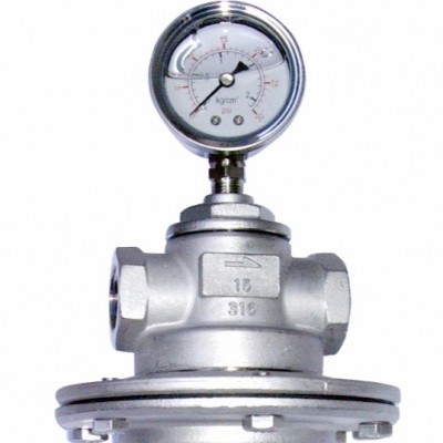 Direct Acting Type Back Pressure Valve for Water and Air Made in Taiwan Stainless Steel